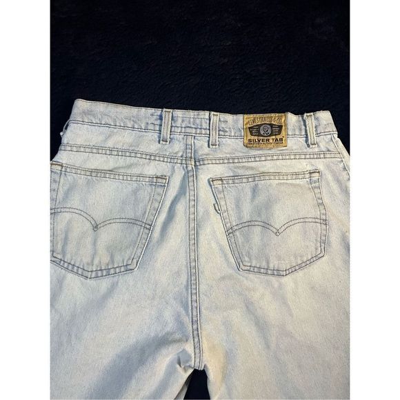 Vintage 90s Levi’s Silvertab Baggy Skater Hip Hop Jeans Sz 34x30 CL2 - Picture 9 of 15
